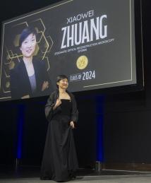 Xiaowei Zhuang at National Inventors Hall of Fame Induction Ceremony